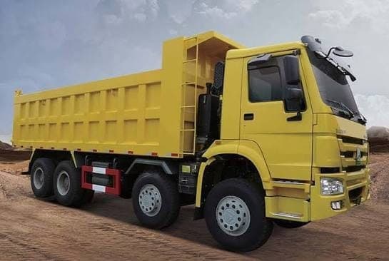 Double Stance Tipper Truck (40 Tons) - Heavy Duty 8x4 Multi-Axle Tipper hired by Captain Investments Limited Zambia
